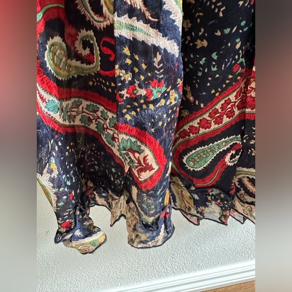 VELVET by Graham and Spencer 
GLIMMER DRESS - PAISLEY size Medium - Picture 14 of 14